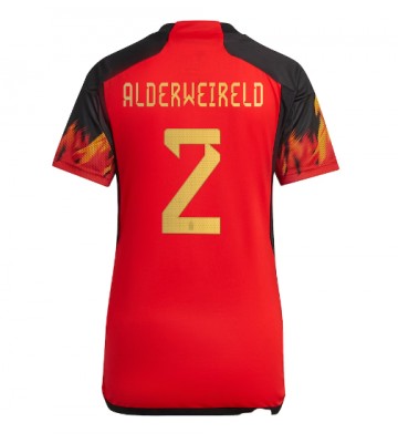 Belgia Toby Alderweireld #2 Hjemmedrakt Kvinner VM 2022 Kortermet